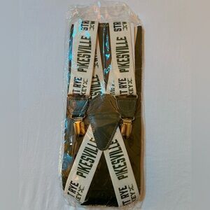 Vintage Pikesville Straight Rye Whiskey Suspenders Promo New in Package